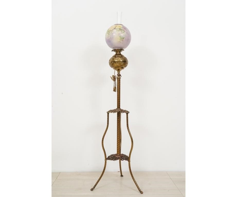 Victorian brass piano parlor