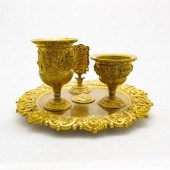 VICTORIAN BRASS SMOKING SETThi