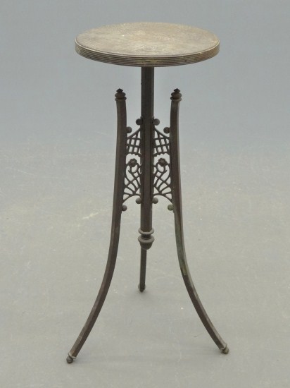 Victorian brass stand. Top has
