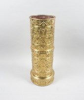 VICTORIAN BRASS UMBRELLA STAND