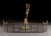 Victorian brass wrought iron a