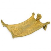 VICTORIAN BRONZE DEVIL CARD TR