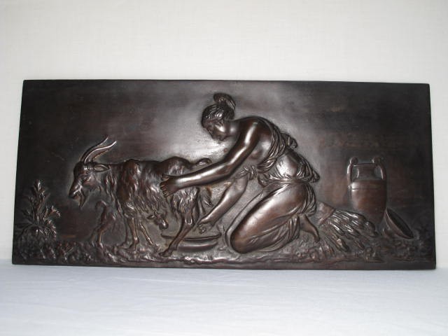Victorian bronze hanging wall