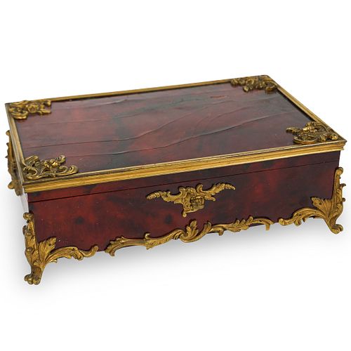 VICTORIAN BRONZE ORMOLU JEWELRY