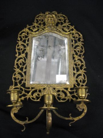 Victorian Bronzed Wall Mirror god