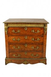 VICTORIAN BURL WALNUT CHEST OF