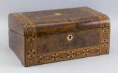 VICTORIAN BURL WALNUT VENEER A