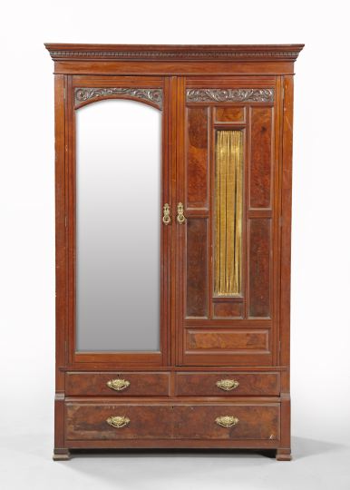 Victorian Burled Walnut and