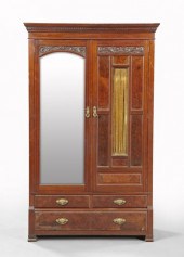 Victorian Burled Walnut and Wa