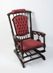 VICTORIAN BUTTON TUFTED ROCKIN