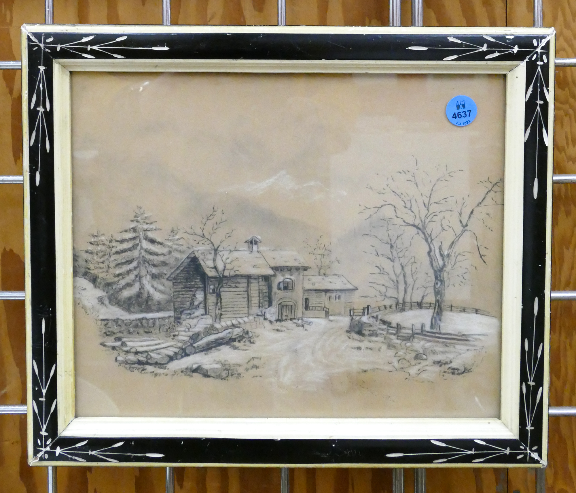 Victorian Cabin in Landscape