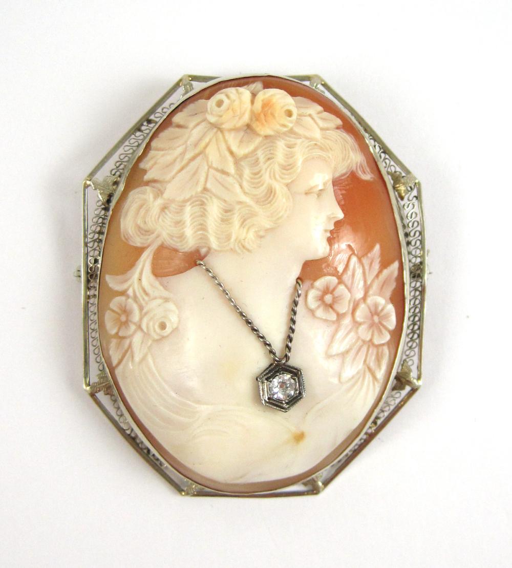 VICTORIAN CAMEO AND FOURTEEN