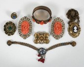 Victorian Cameo Necklace Cellu
