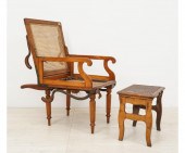 Victorian caned satin birch ca