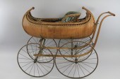 VICTORIAN CANOE FIGURAL BABY'S