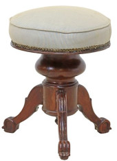 VICTORIAN CARVED &AMP; UPHOLST