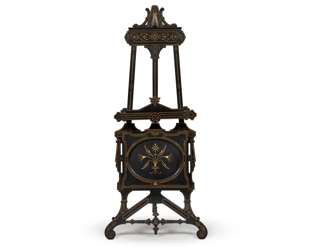 VICTORIAN CARVED AND GILT DECORATED