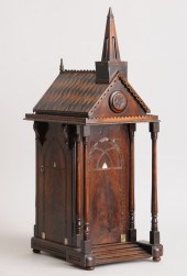 VICTORIAN CARVED AND INLAID PA