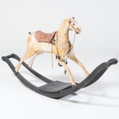 VICTORIAN CARVED AND PAINTED W