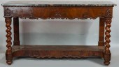 VICTORIAN CARVED AND TURNED MA