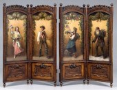 Victorian carved hand painted