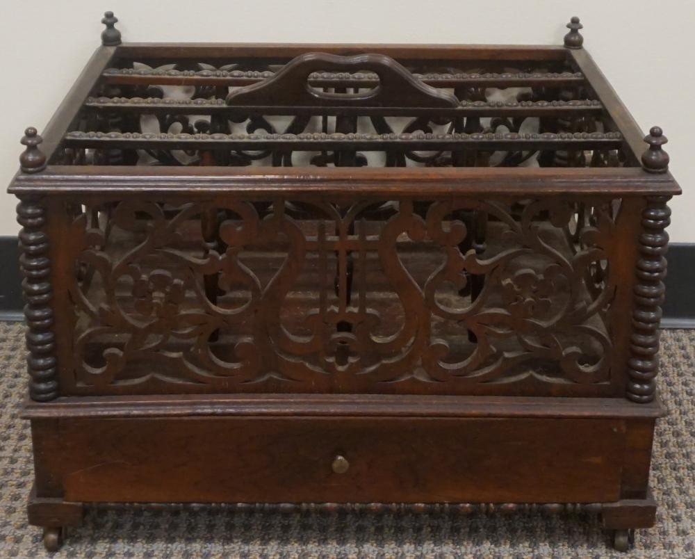 VICTORIAN CARVED ROSEWOOD
