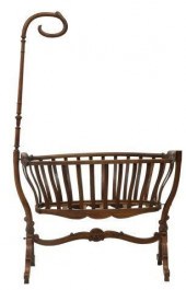 VICTORIAN CARVED WALNUT CHILD'