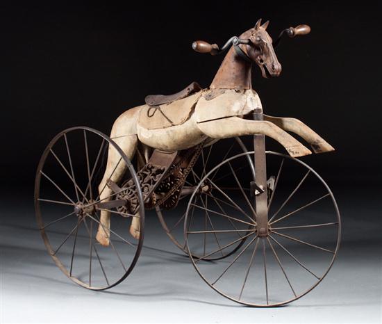 Victorian carved wood and wrought