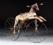 Victorian carved wood and wrou