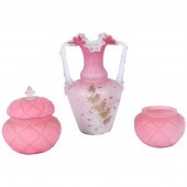 VICTORIAN CASED SATIN GLASS VA