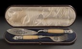 Victorian Cased Silverplate an