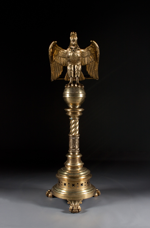 Victorian cast brass eagle