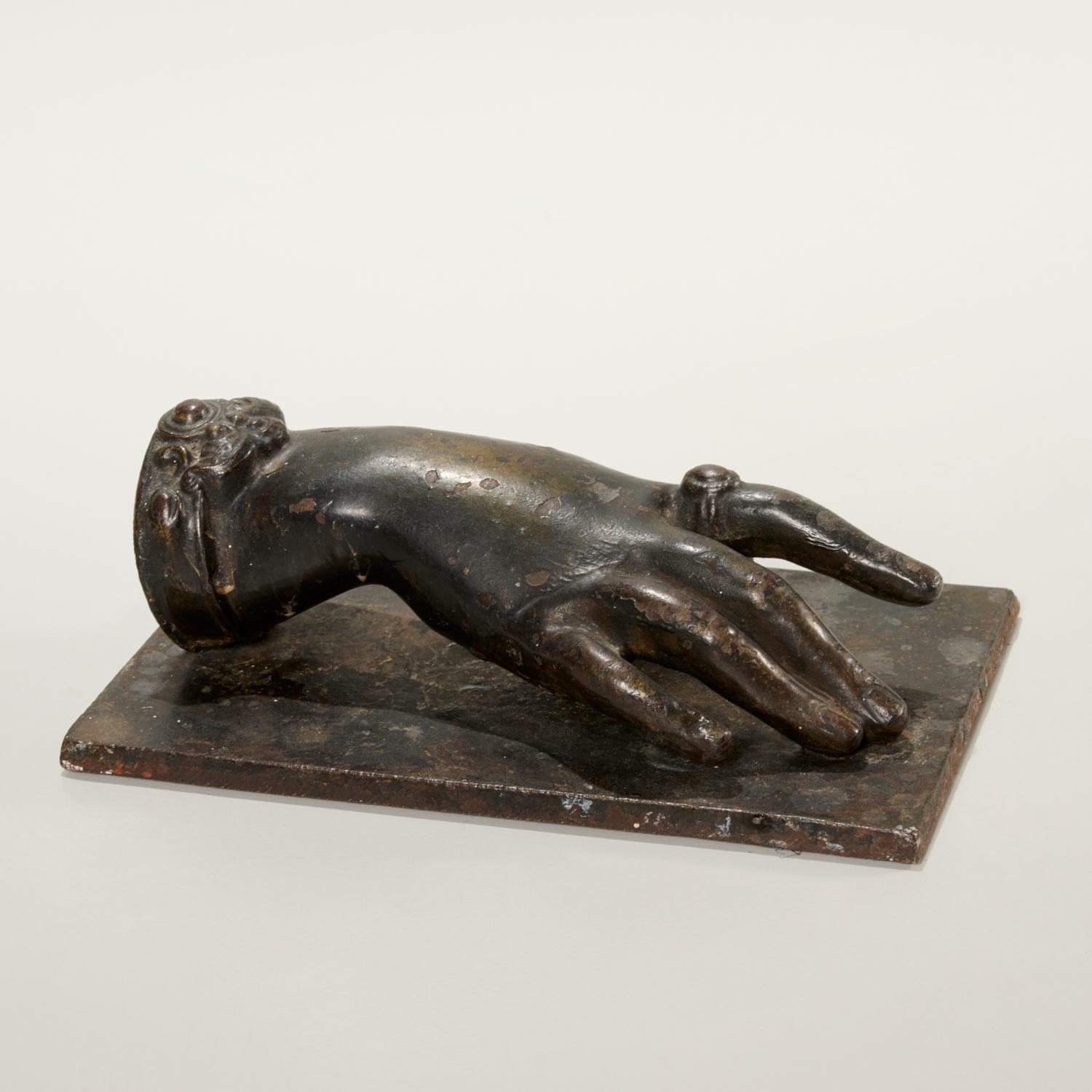 VICTORIAN CAST BRONZE MODEL OF A