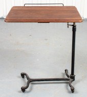 VICTORIAN CAST IRON AND OAK RO