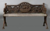 VICTORIAN CAST IRON AND WOOD G