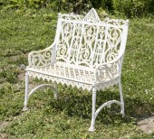 VICTORIAN CAST IRON GARDEN BEN