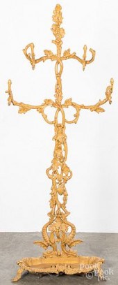 VICTORIAN CAST IRON HAT RACK A