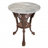 VICTORIAN CAST IRON & MARBLE S