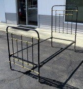 VICTORIAN CAST IRON TWIN SIZE