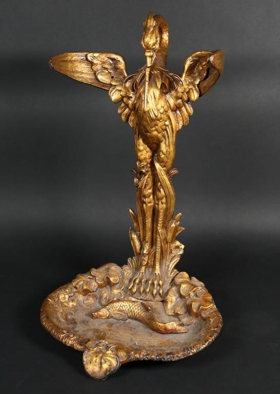 VICTORIAN CAST IRON UMBRELLA OR