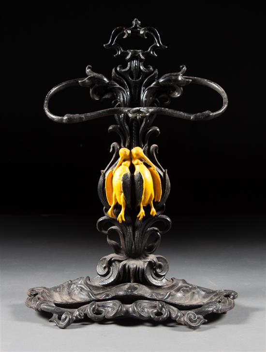 Victorian cast iron umbrella