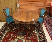 VICTORIAN CENTER TABLE AND A P
