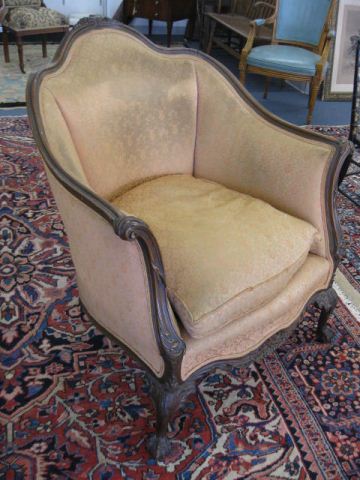 Victorian Chair carved trim.