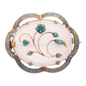 VICTORIAN CHALCEDONY, TURQUOIS