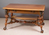 VICTORIAN CHERRY CENTER TABLE,