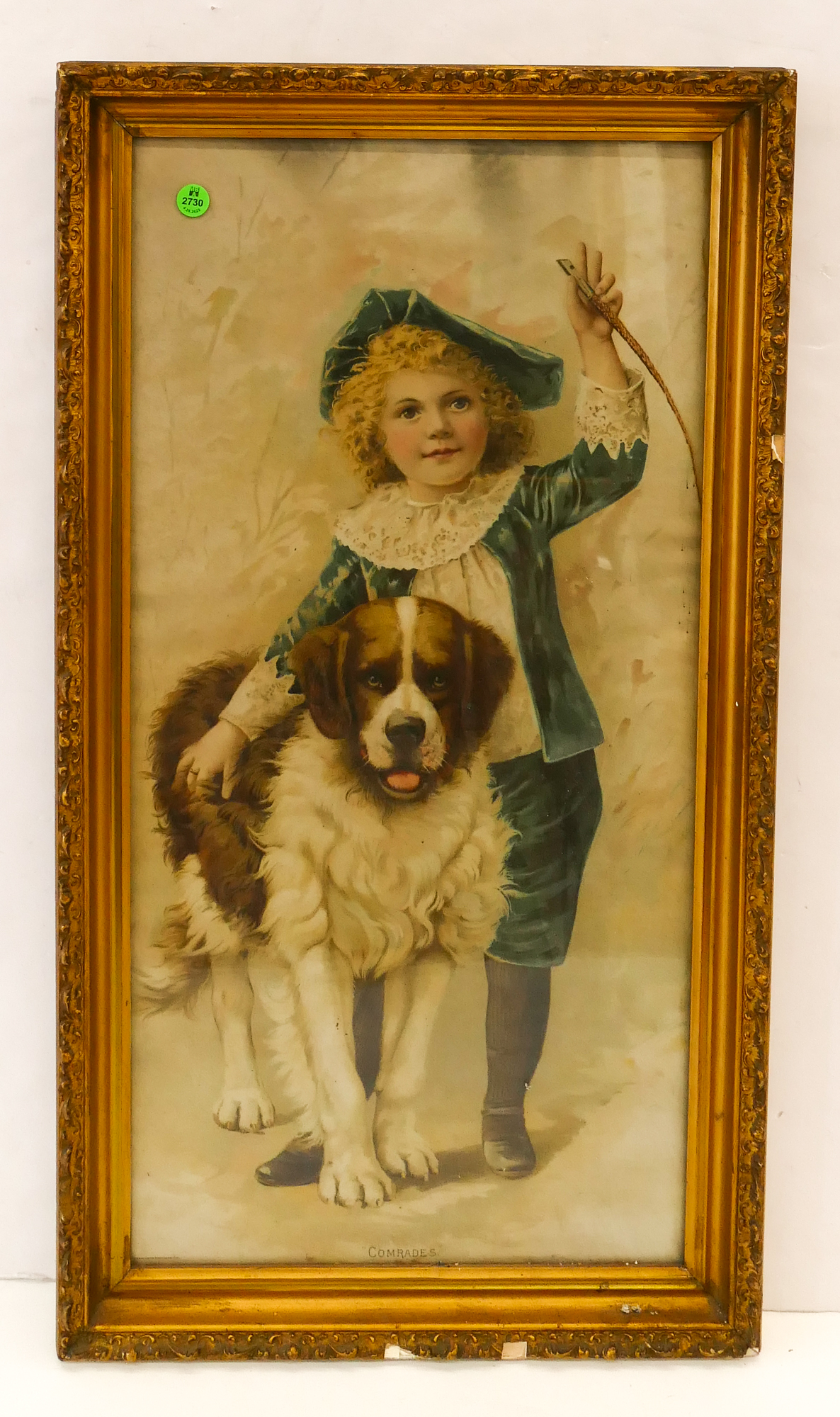 Victorian Child with Dog