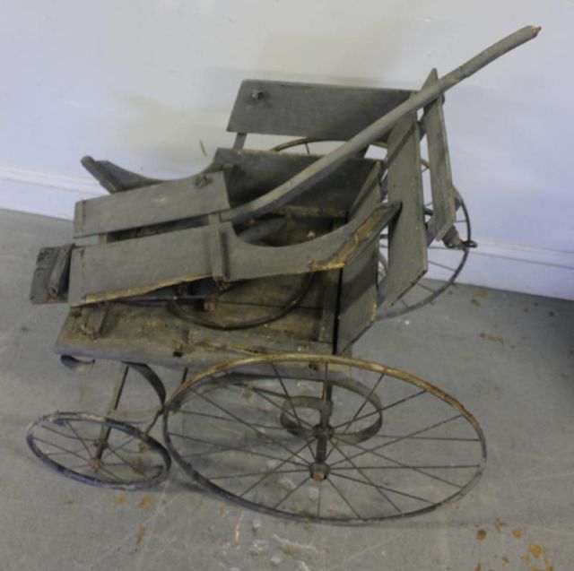 Victorian Child's Pull Cart & Old