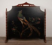 VICTORIAN CHINOISERIE FIRE SCR