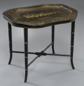 Victorian Chinoiserie papier-m