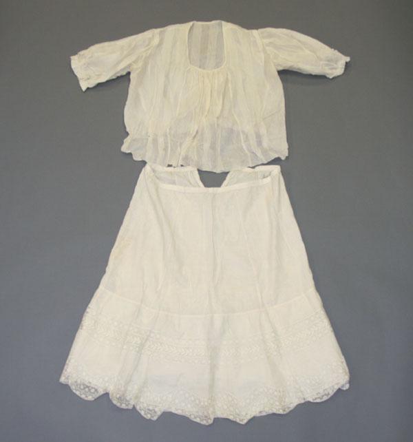 Victorian clothing accessories; two